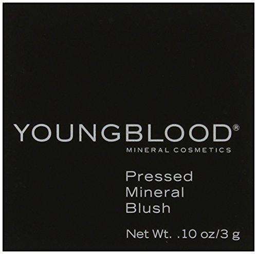 Youngblood Youngblood Clean Luxury Cosmetics Pressed Mineral Blush, Blossom | Powder Cheeks Compact Pink Minerals Skin Brush Natural Matte Glow Rose Peach Complexion Sensitive | Cruelty Free, Paraben Free