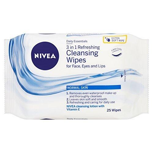 TOPNaturePlus Nivea Visage Refreshing Facial Cleansing Wipes 25pcs