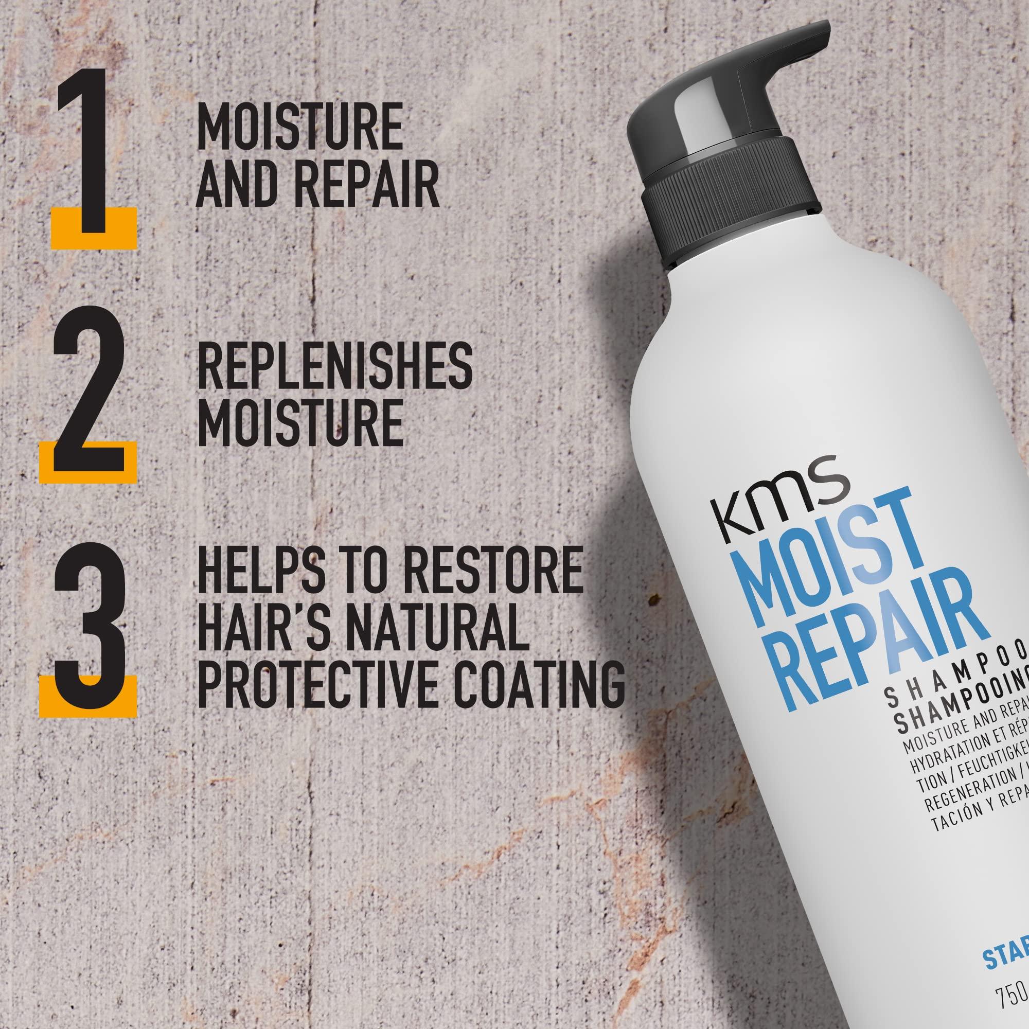 KMS KMS MOISTREPAIR Moisturizing Shampoo & Conditioner Liter Duo, 25.3 oz