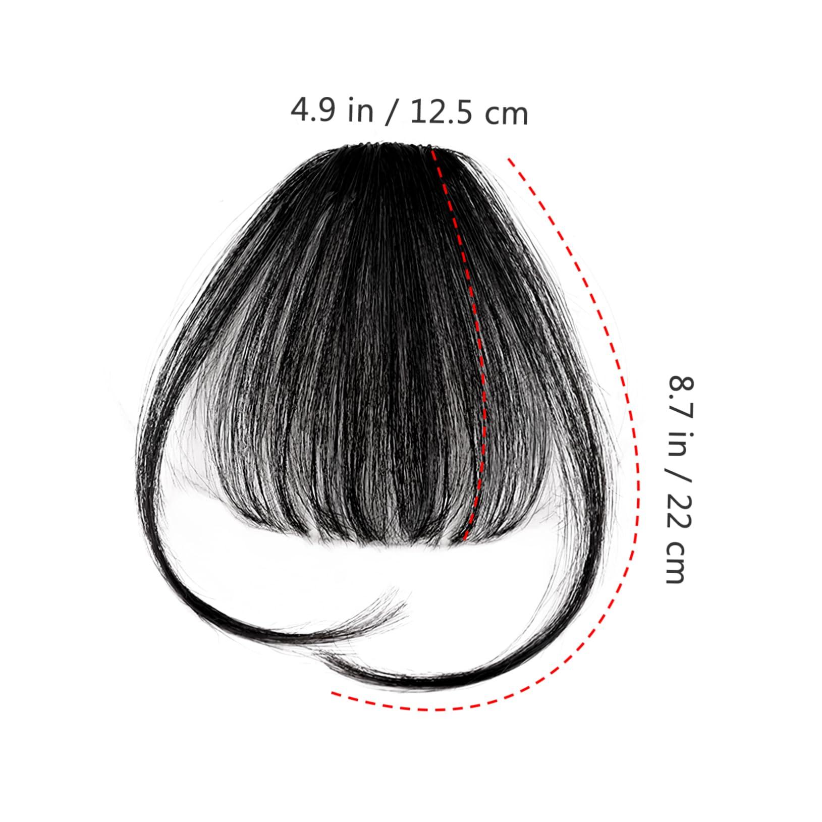 OSALADI Piece Clip in Hair Bangs Hair Extensions Clip in Hair Fringe