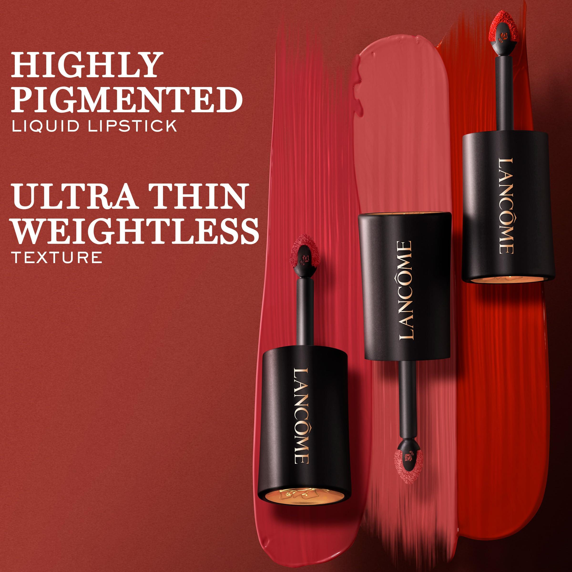 Lancôme Lancôme L'Absolu Rouge Drama Ink Semi-Matte Liquid Lipstick - Highly Pigmented - All Day Wear - 481 Nuit Pourpre