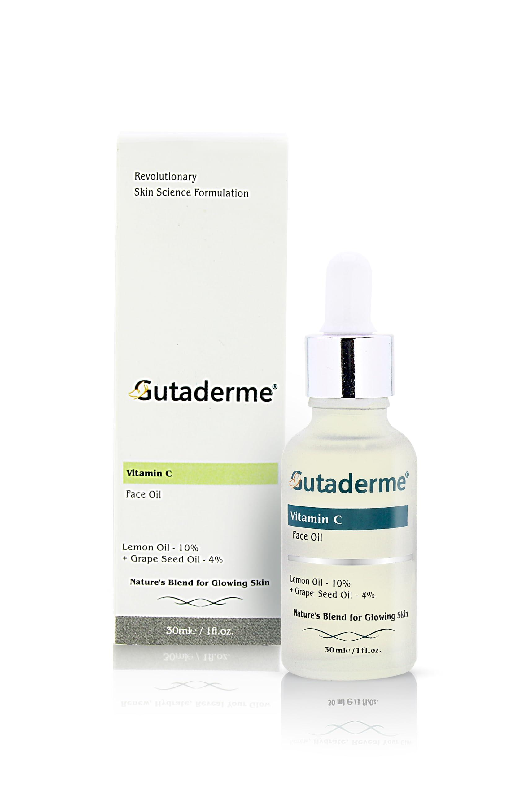 Gutaderme Gutaderme Vitamin C Face Oil- Hydration, Radiance, Hyperpigmentation, Blemishes, Skin Texture & radiance, 30ml/f1 oz