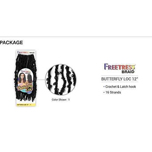 Freetress Braids FreeTress Crochet Braids Butterfly Loc 12\" (5-Pack, 30)