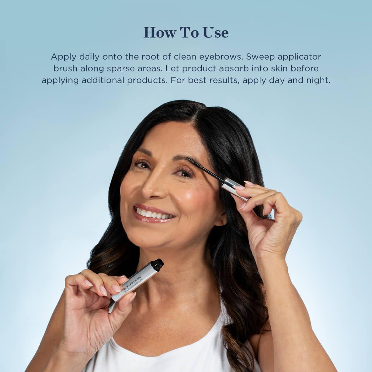 Beverly Hills MD Beverly Hills MD Thick + Full Brow Serum- Enhancing Growth Formula for Visibly Fuller, Thicker Looking Brows- Supports Healthy Keratin Production