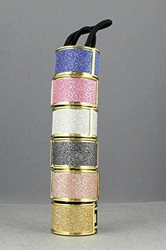 Wholesale Fashion HairClip Pink Ponytail Holder Cuff Hinged Glitter Gold Hair Tie Genie Pony Tail Circle Fashion hair Accessories for Women