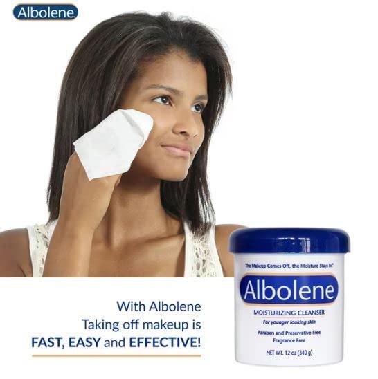 DSE DSE Albolene Moisturizing Cleanser, Unscented, 12 Fluid Ounce