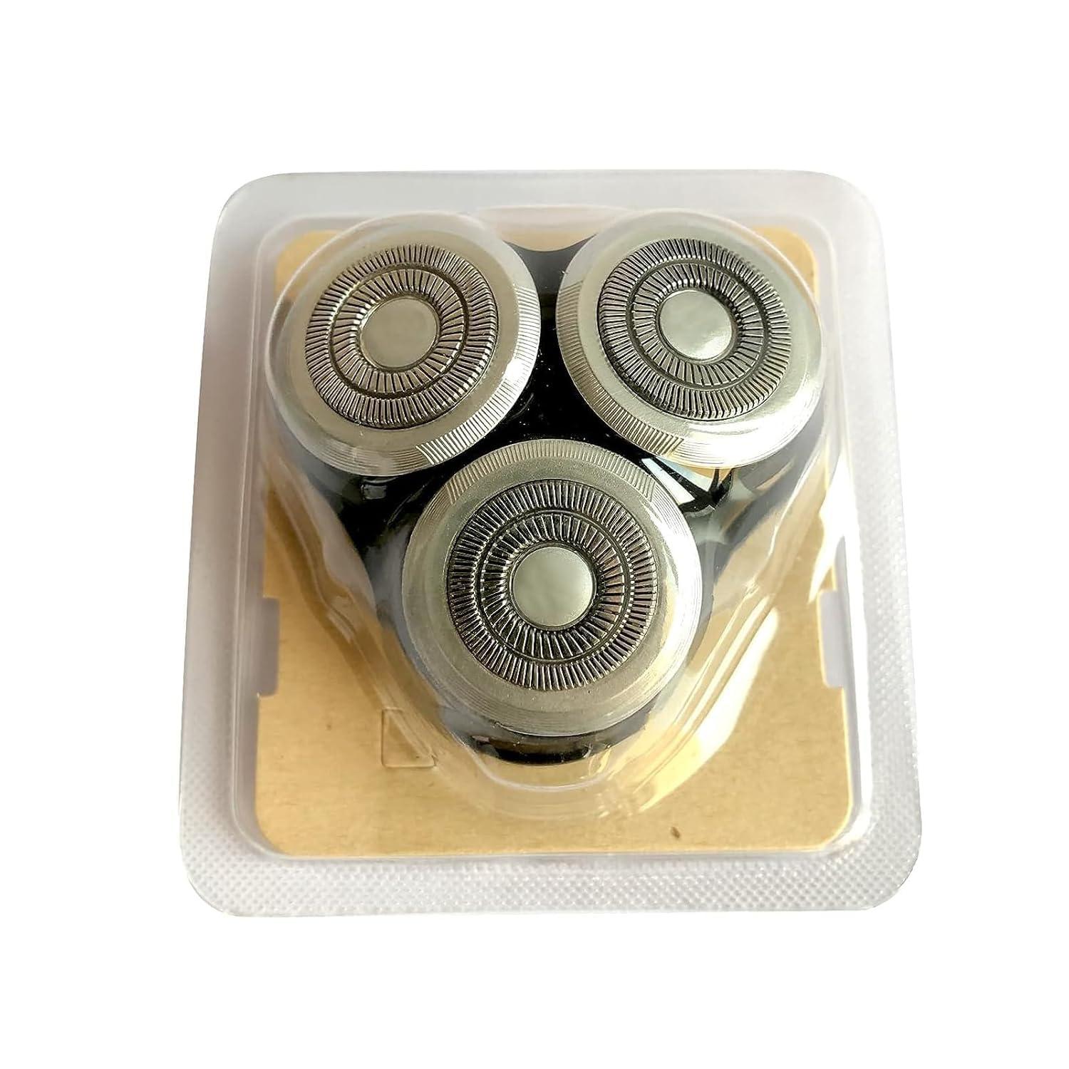 Ruixin SH90 Replacement Rotary Heads for Philips Norelco Series 9000, New Version Replacement Shaver Head with double precision blades for Series S900, S8000
