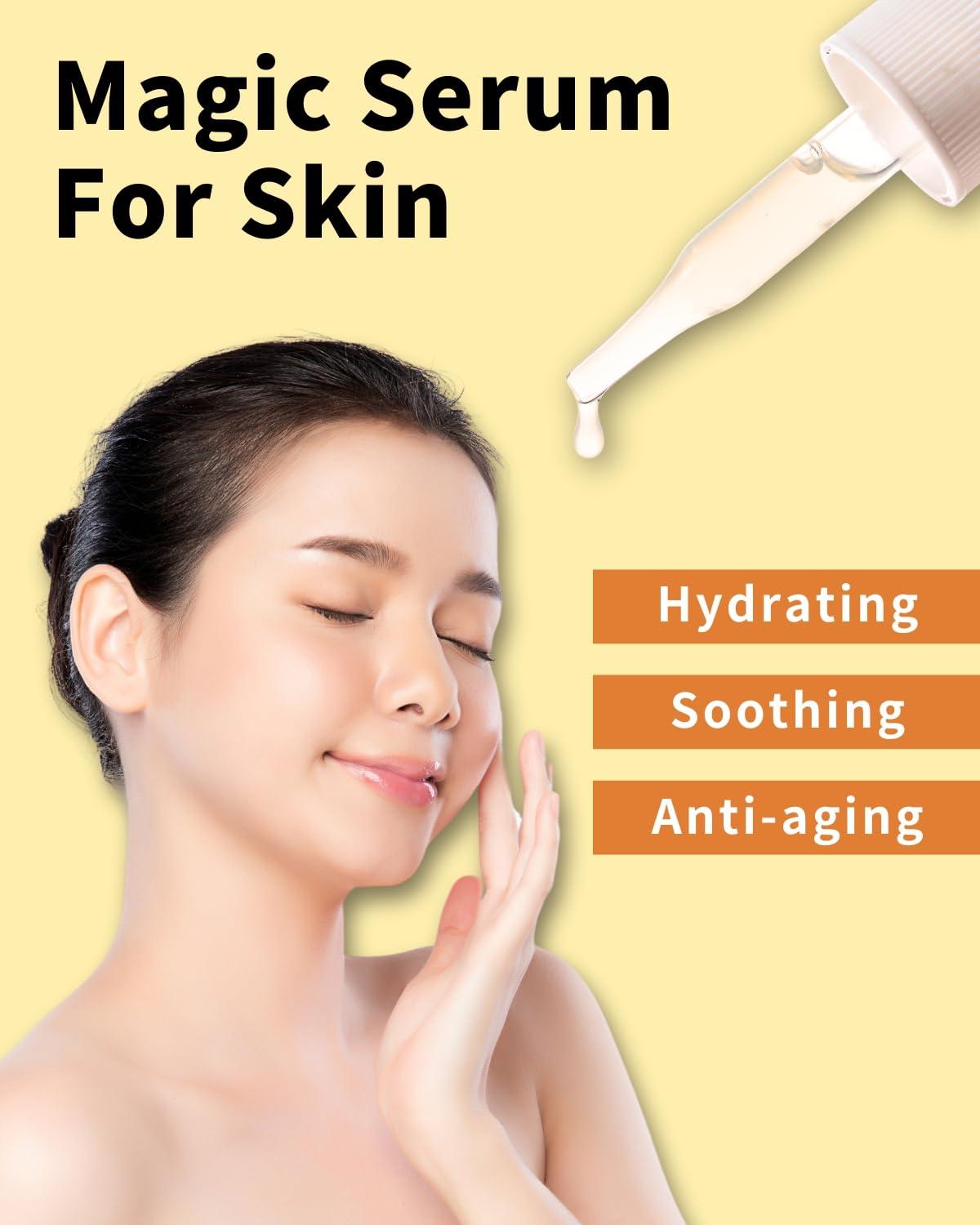 SNOVA Snova Placenta Serum - Anti-aging, Hydrating and Firming Skin,with Placenta, Aloe Vera and Pueraria Mirifica, For all skin type, Made in Japan 0.68 Fluid Ounce