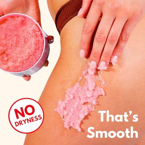 Muun Bikini Area Exfoliator, 2% Kojic Acid Vitamin C & 7% AHA/BHA Even Skin Tone & Ingrown Hair - Underarm Scrub - Radian, Smoothe & Soften Body Scrub