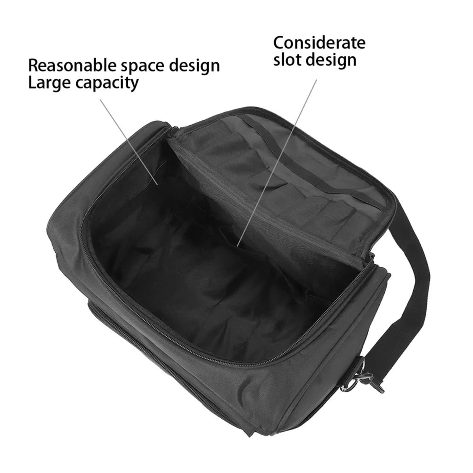 LPNALJL LPNALJL Salon Barber Tool Bag Portable Travel Case for Hair Styling, Large Capacity Beauty Hairdressing Barber Tool Bag for Hair Salon Shoulder Travel Storage Case Organizer, Black