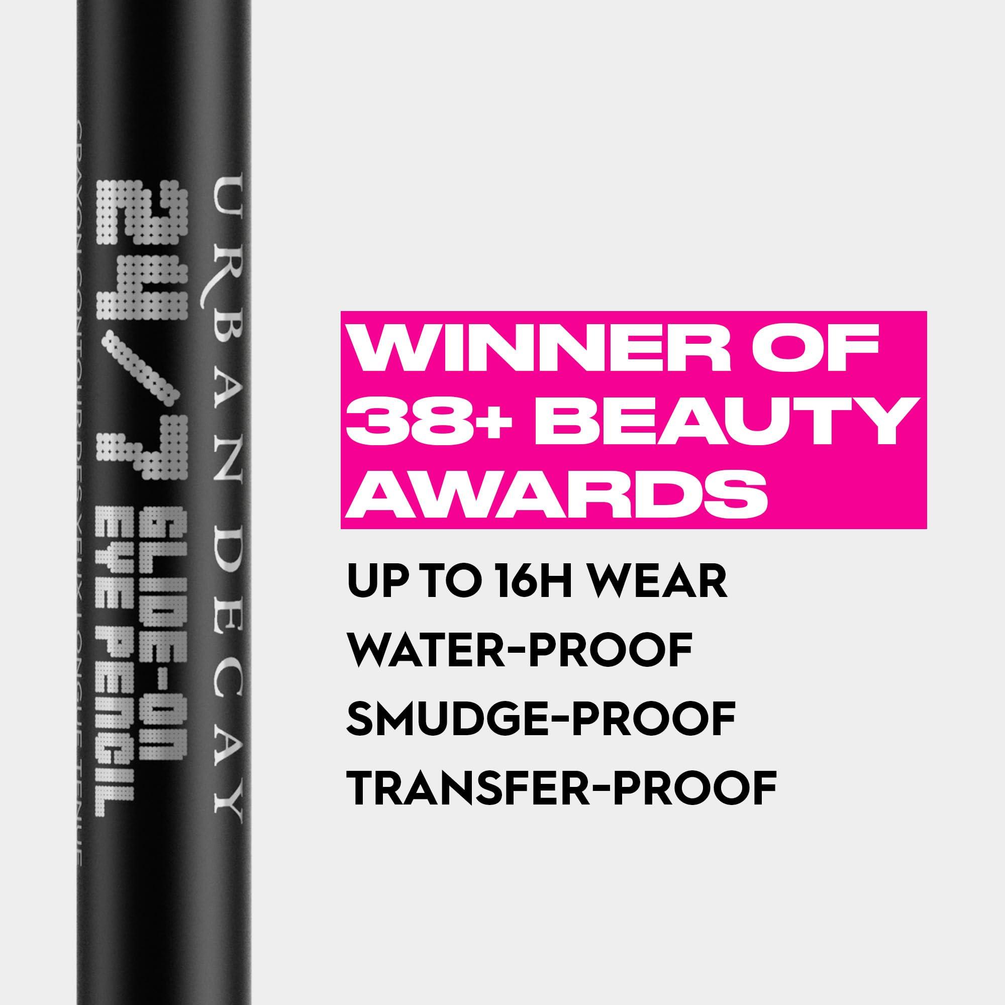 URBAN DECAY URBAN DECAY 24/7 Glide-On Waterproof Eyeliner Pencil (Zero - Black Matte), Smudge-Proof, Transfer-proof, Long-lasting Colored Eye Liners, Hydrating Vitamin E, Cruelty-free - 0.04 oz
