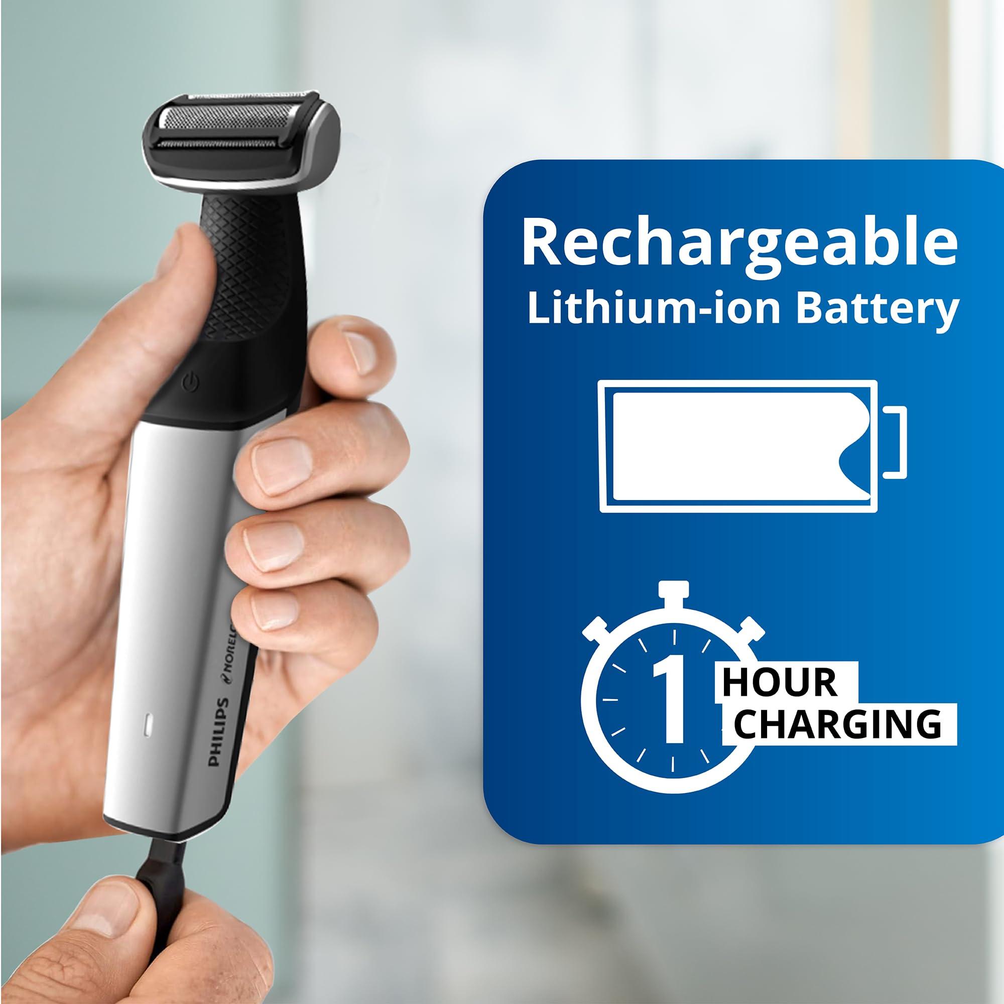 PHILIPS Philips Norelco Body Groomer Series 5000 Body Shaver, Body Hair Trimmer for Men, Showerproof Manscaping Groin Trimmer for Men