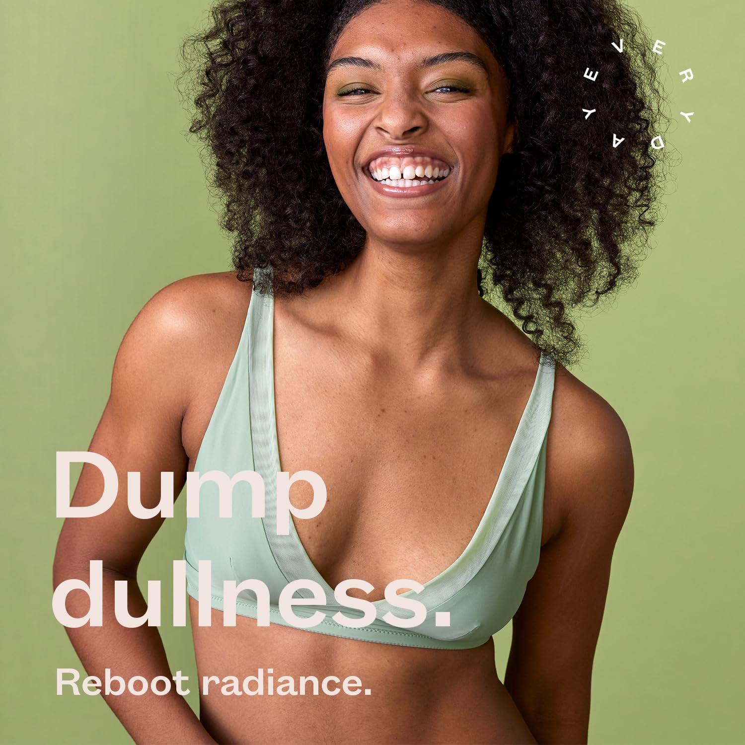 frank body frank body Brightening Body Wash | Vegan & Cruelty Free | Evens Tone & Brightens Complexion | Made with Vitamin B & C, Kakadu Plum and Pomegranate | Bamboo & Camellia Scent | (360 mL / 12.17 fl oz)