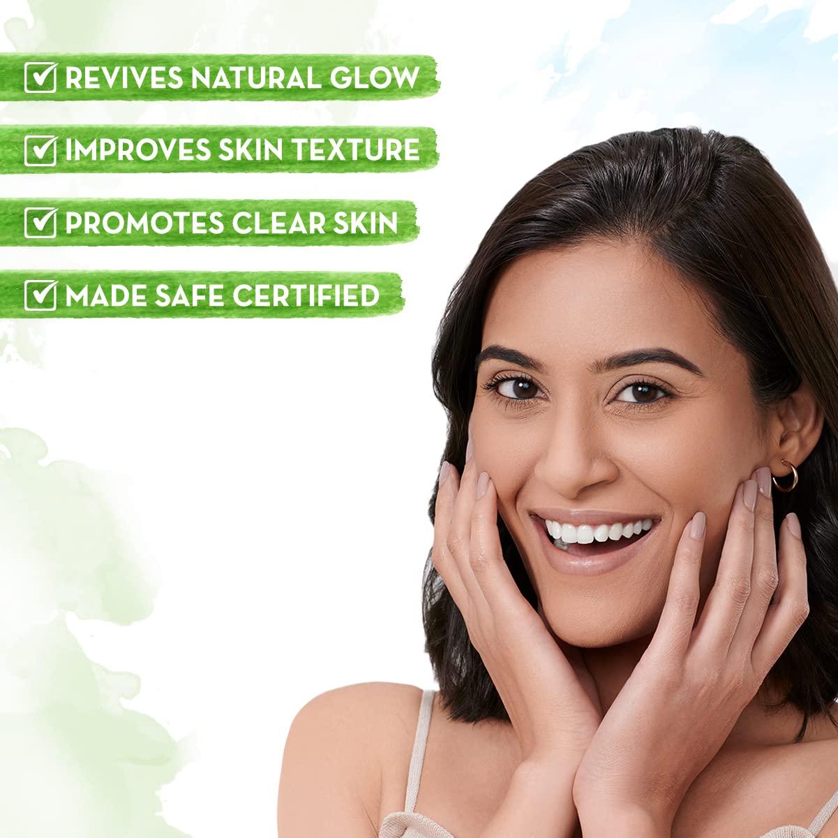 MAMAEARTH Mamaearth Ubtan Single Use Facial Kit | Gives Long Lasting Glow in Just 6-Steps | Includes Cleanser, Scrub, Gel, Massage Creams & Face Pack | Turmeric & Saffron Infused | 2.12 Oz/60g