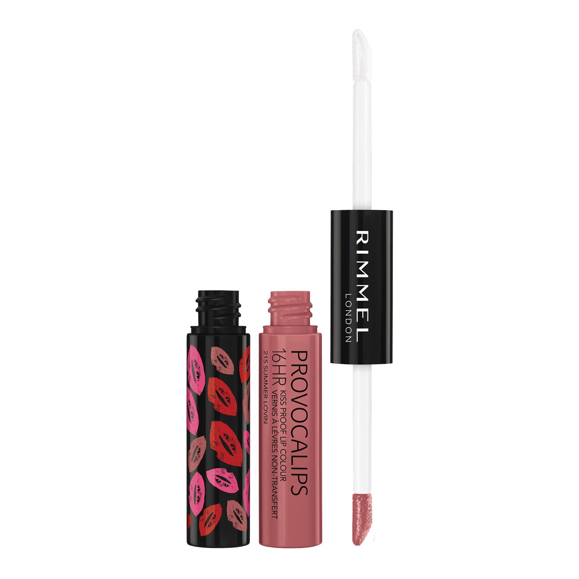Rimmel Rimmel London Provocalips 16hr Kiss-Proof Lip Color Bundle - 215 Summer Lovin & 430 Wish Upon A Berry, 14 fl.oz. Each