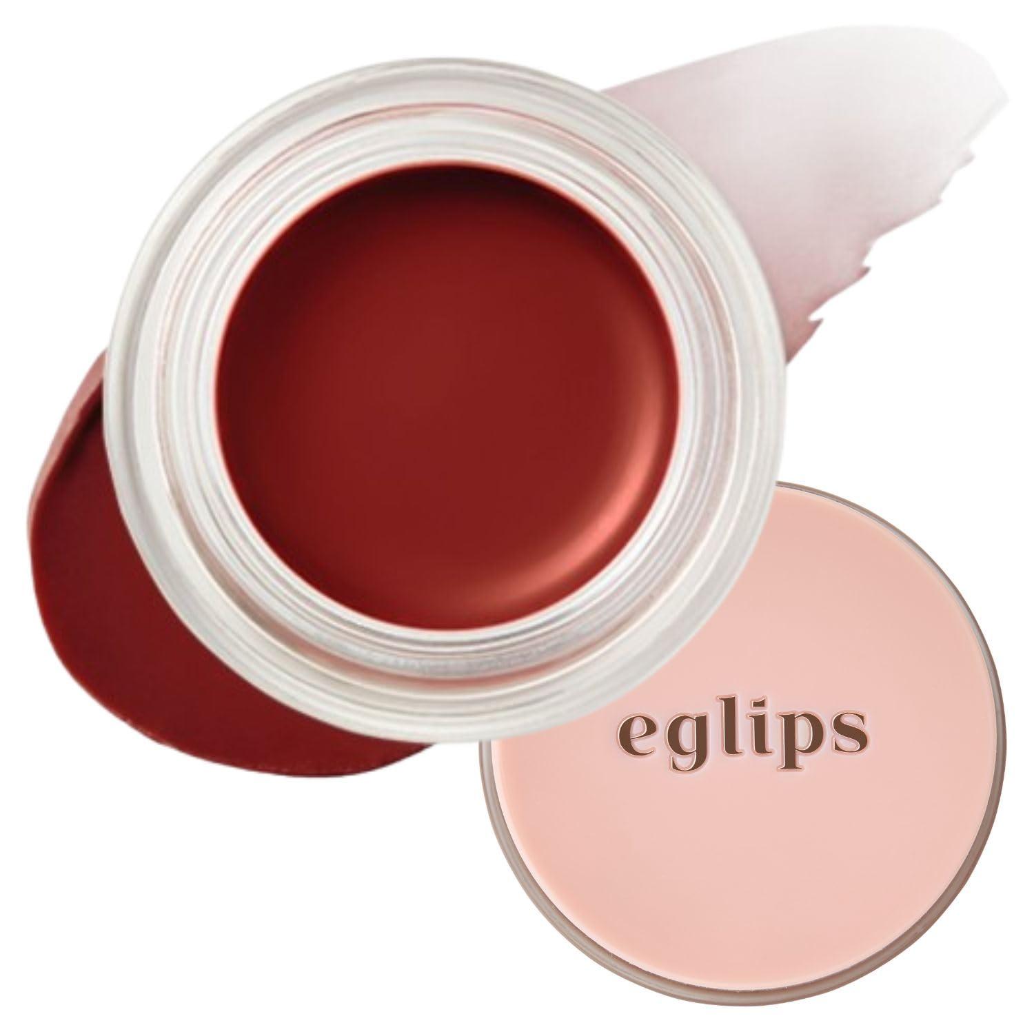 EGLIPS EGLIPS Lip & Cheek Glow Balm - Multi-Use Tinted Melting Balm Blush for Lips & Cheeks Builable and Blendable Texture (04 KINDER, 0.18 oz)