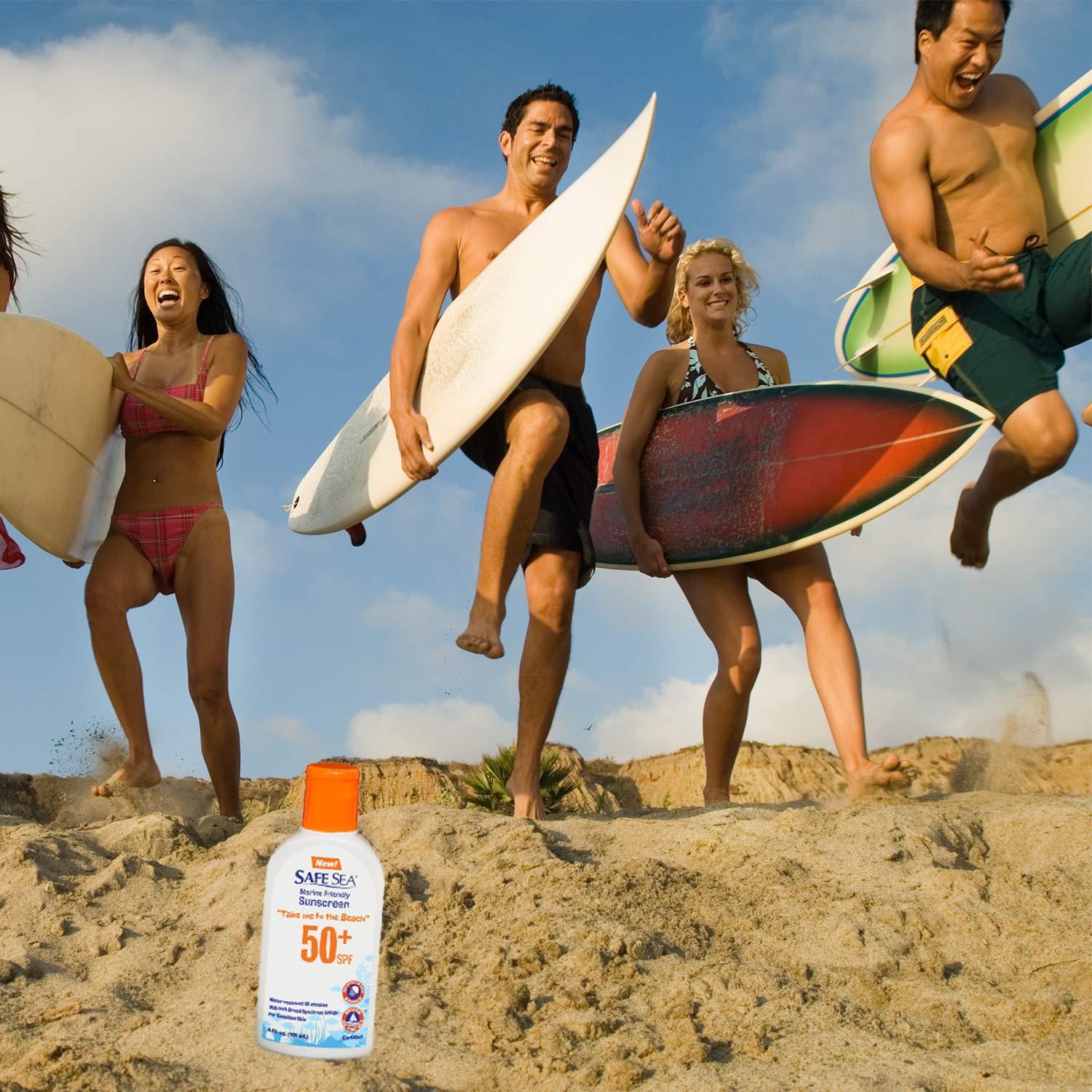 SAFE SEA Safe Sea Anti-Jellyfish Sting Protective Lotion - Sunscreen - Sunblock - Sea Lice - Jelly Fish - 50SPF Adults (SPF50 + SPF40)