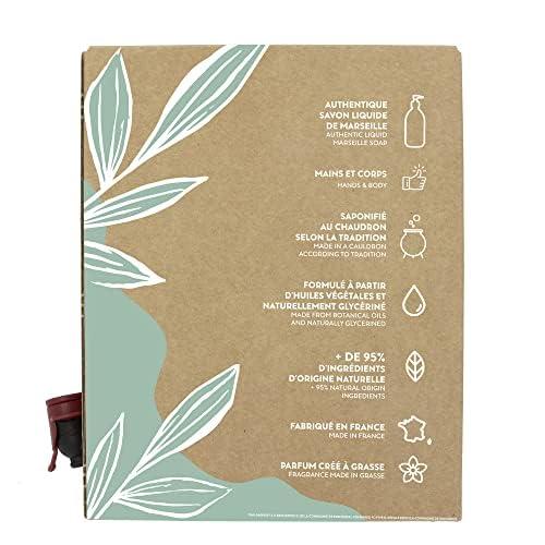 La Compagnie de Provence Compagnie de Provence Savon de Marseille Extra Pure Liquid Soap, Cotton Flower, 101.4 Fl Oz Eco Refill