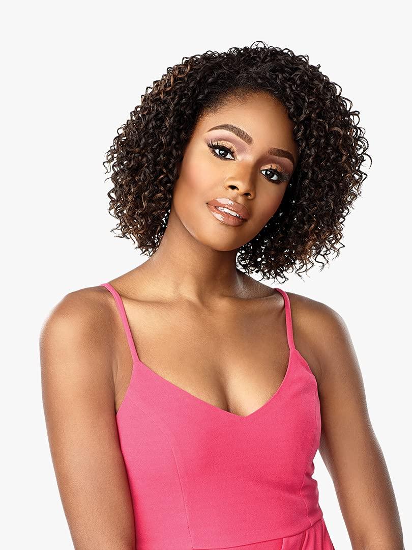 Sensationnel Sensationnel Instant Weave Synthetic Half Wig with Drawstring Cap - IWD 10 (1B Off Black)