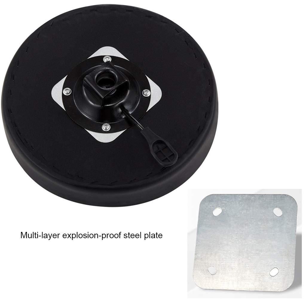 ZHOUXIAO Ottoman Rolling Stool with Wheels, Swivel Height Adjustment Stool,PU Leather Thick Seat Chair Stool Spa Drafting Salon Tattoo Work Office Massage Stools (red)