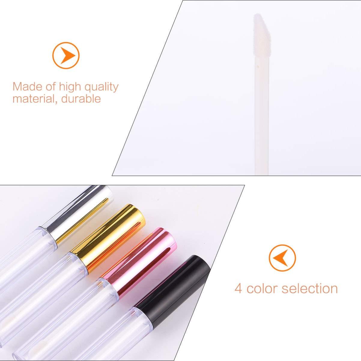 HEALLILY 20pcs Lip Gloss Empty Tube Lipgloss Tubes Bulk Lip Gloss Refillable Bottles Travel Containers for Liquids Travel Containers for Toiletries Lip Tint Filling Plating Cover