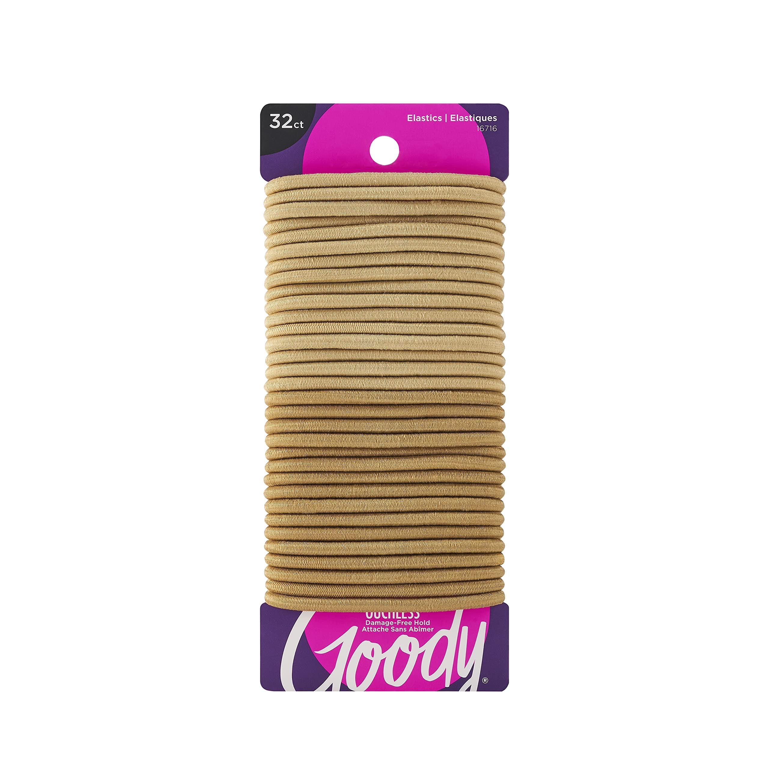 GOODY Goody 32 Blonde and 250 Clear Ouchless Elastic Hair Ties