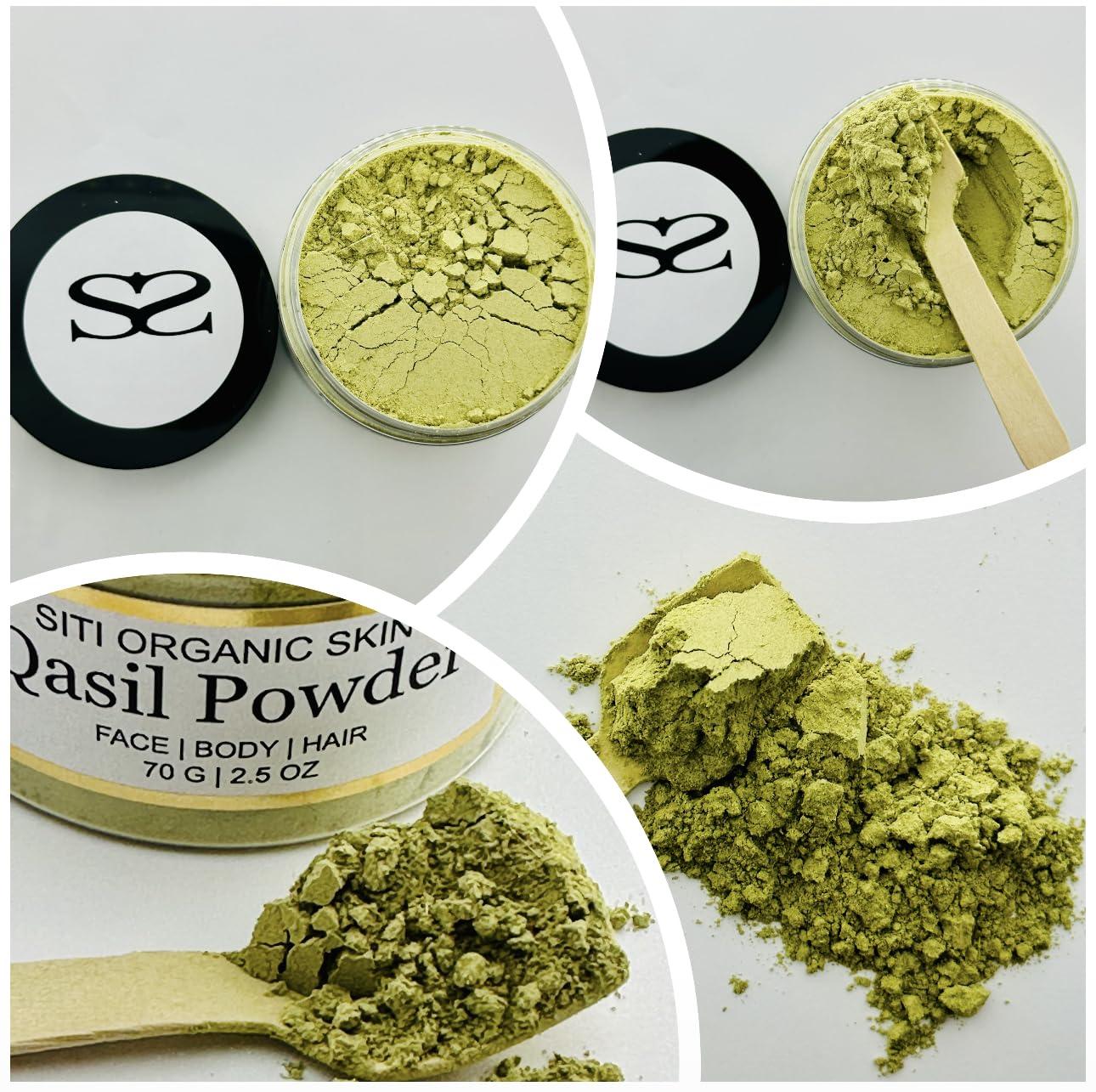 Siti Fashion House Qasil Powder, Ancient Remedy, Natural Cleanser, Deep cleansing Mask for Hair, Body and Face, Helps with Acne and pimples, Brightens the Skin