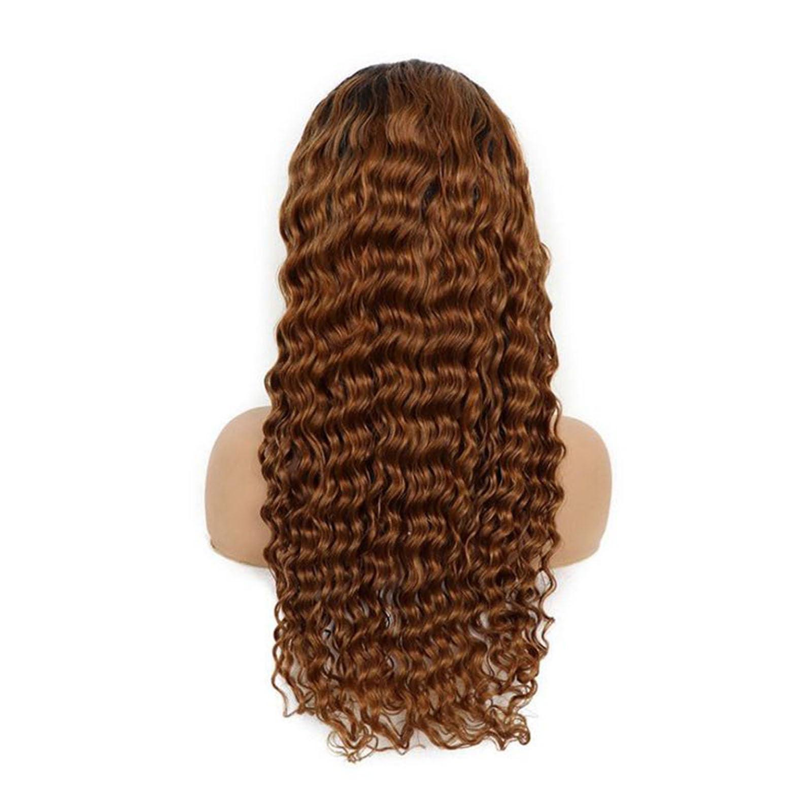 Lagalaga Lagalaga HD Omber 30 Jerry Curly Wave Wigs Human Hair 200% Density Real Full Large Lace Space 4x4 Omber 30 Jerry Curly Wave Wigs Human Hair Pre Plucked For Black Women