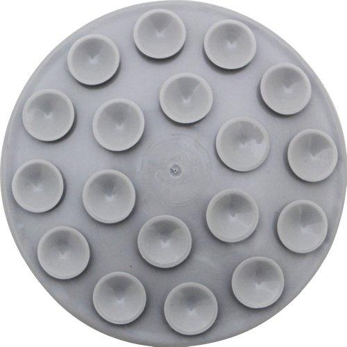 Zadro Zadro 3.75" Dia. Compact Mirror 12X Travel Magnifying Mirror 18 Strong Suction Cup Wall Mounted Makeup Mirror for Shower