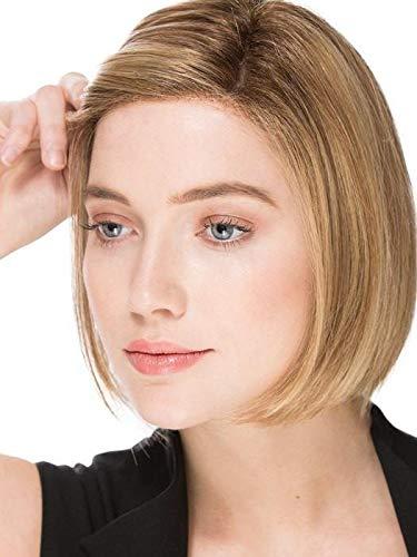 Ellen Wille & Maxwigs Elite Petite Cap Wig Color Mocca Mix - Ellen Wille Wigs 9" Chin Length Chic Synthetic Hand-Tied Lace Front Monofilament Part Lightweight Bundle MaxWigs Hairloss Booklet