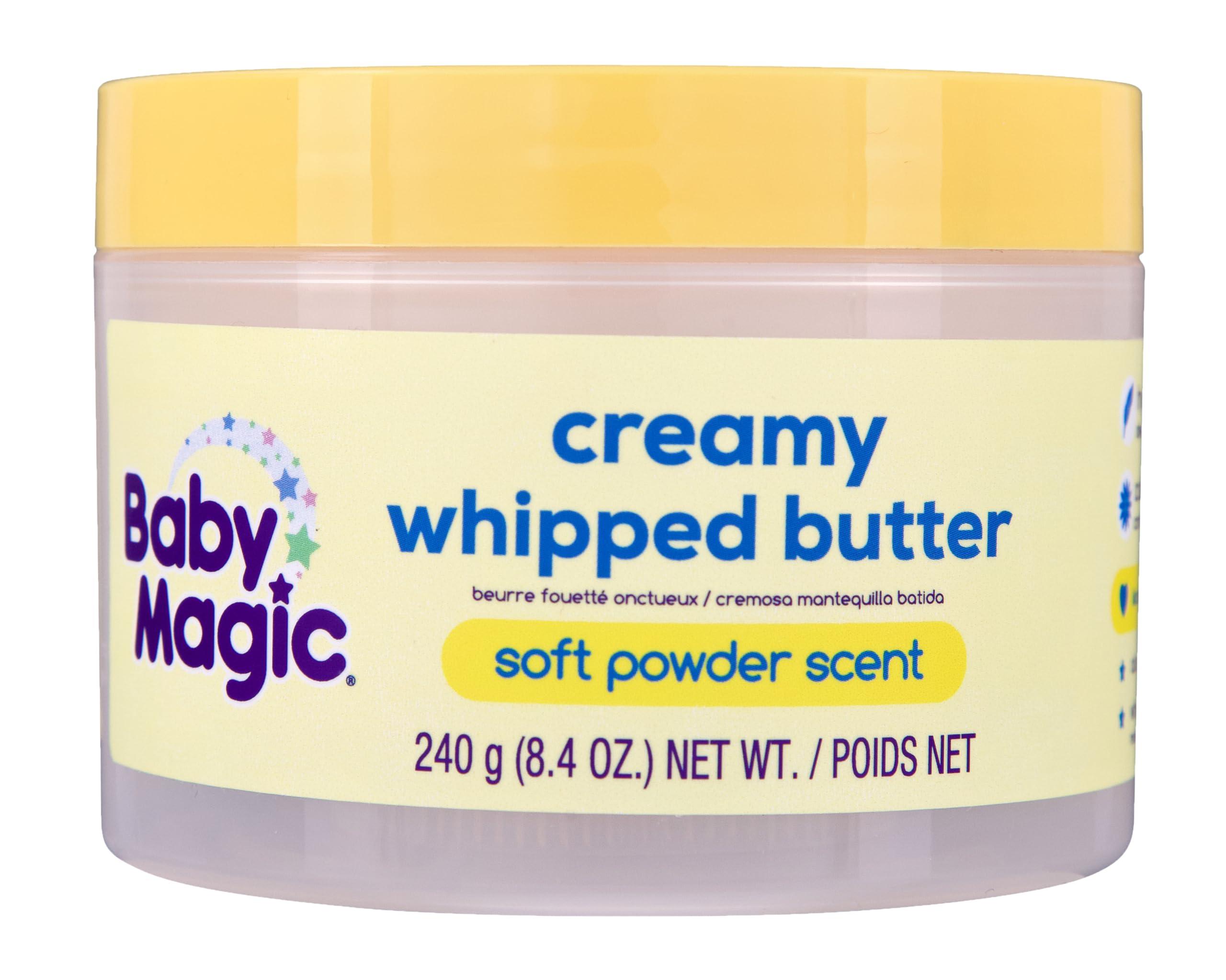 Baby Magic Baby Magic Creamy Whipped Butter | Helps Keep Skin Feeling Healthy and Baby Soft | Shea Butter & Colloidal Oat | 8.4 fl oz.