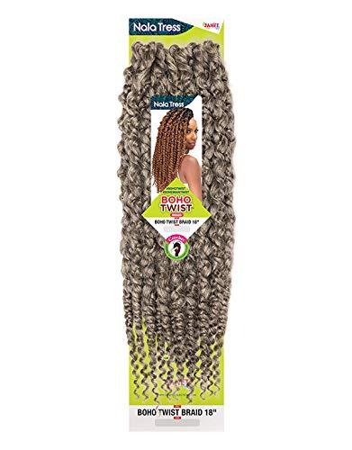 Janet Collection MULTI PACK DEALS! Janet Collection Synthetic Hair Crochet Braids NALA TRESS Boho Twist Braid 18" (3-PACK, 2)