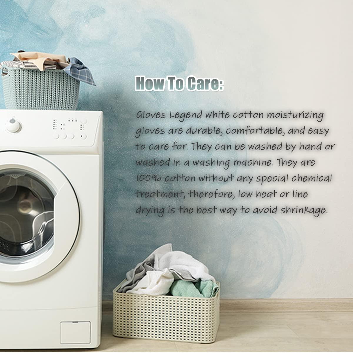 Gloves Legend 12 Pairs - Small - Gloves Legend Cotton Moisturizing Gloves for Dry Hands - White Sleeping Gloves for Nighttime Care, Women's Size