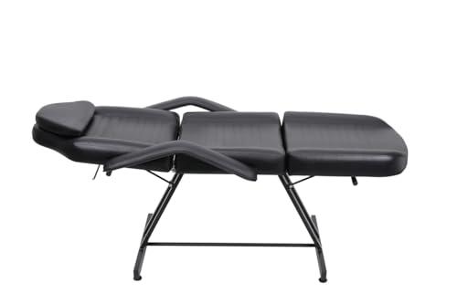 Beautymega Beautymega Blak All Purpose Facial Chair Esthetician Spa Salon Facial Bed with Stool Professional Tattoo Table Salon Spa Equipment Hydraulic Adjustable Height Swivel Facial Chair