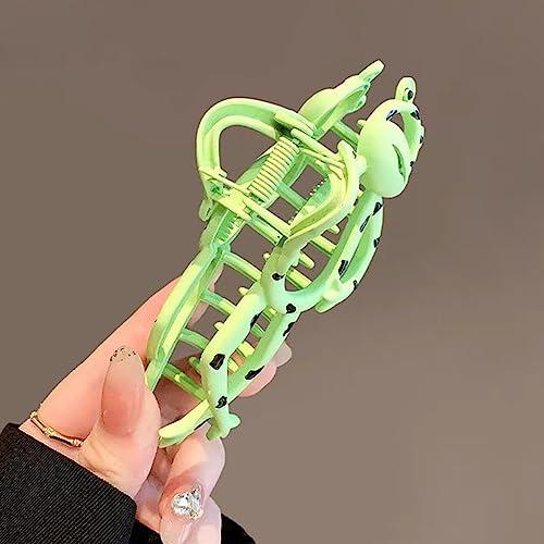 mikidoo mikidoo Cartoon Metal Hair Claw Clips Funny Frogs Hair Catch Barrette Large Hair Clips Strong Hold Hair Accessories