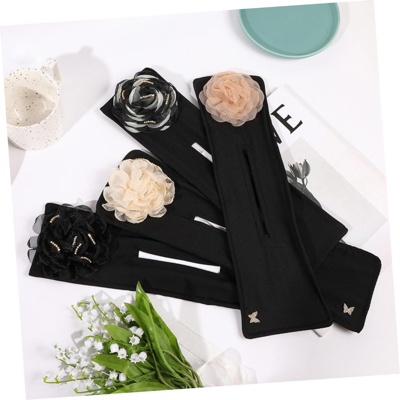 MAGICLULU MAGICLULU 4pcs Floral Hair Bun Maker Hair Donuts Shaper for Easy Hair Styling Ideal Hair Accessories for Elegant Hairstyles Includes Flowers