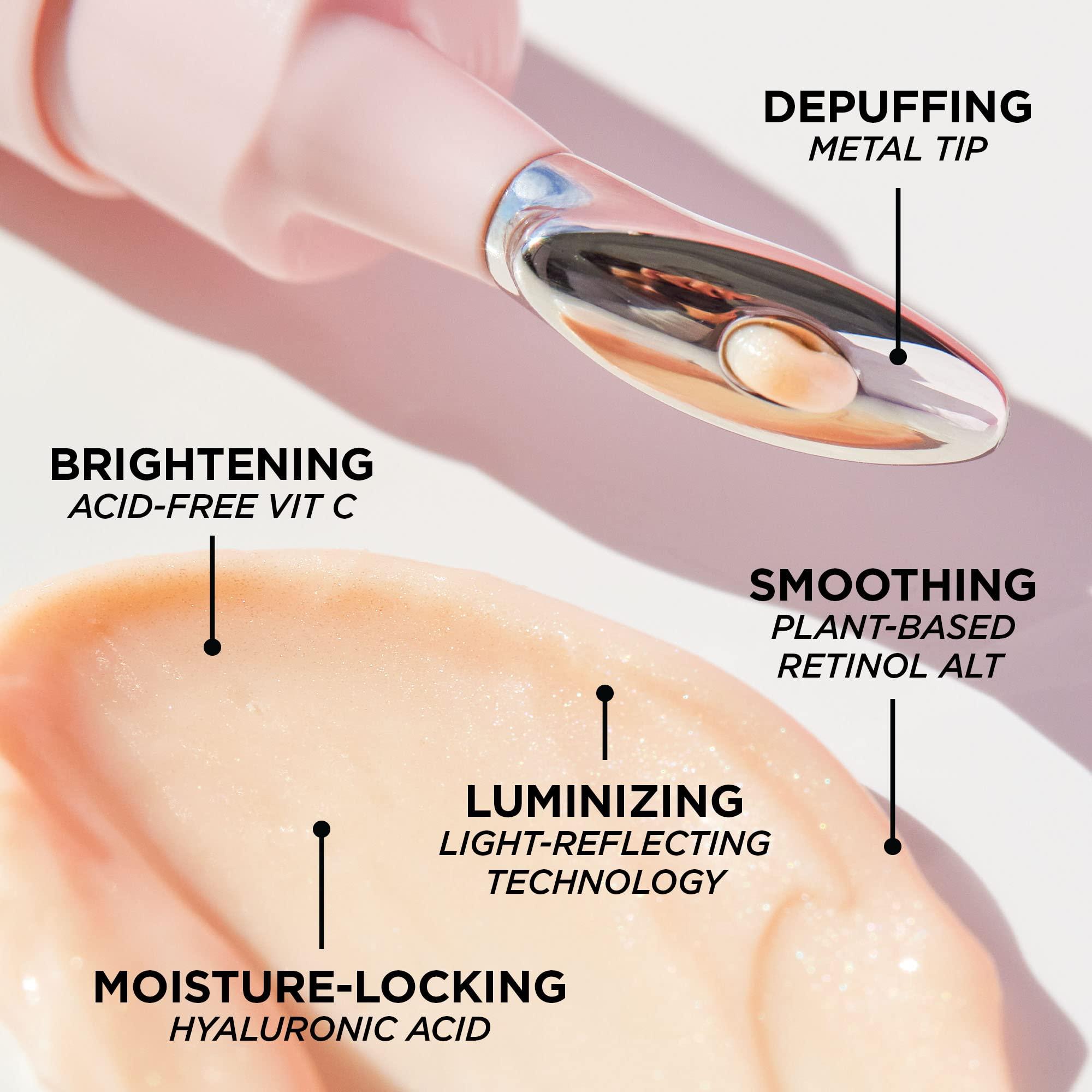 Beauty Bioscience BeautyBio The Eyelighter Concentrate. Smoothing, Brightening & Priming Serum + Depuffing Tool, 1 ct.