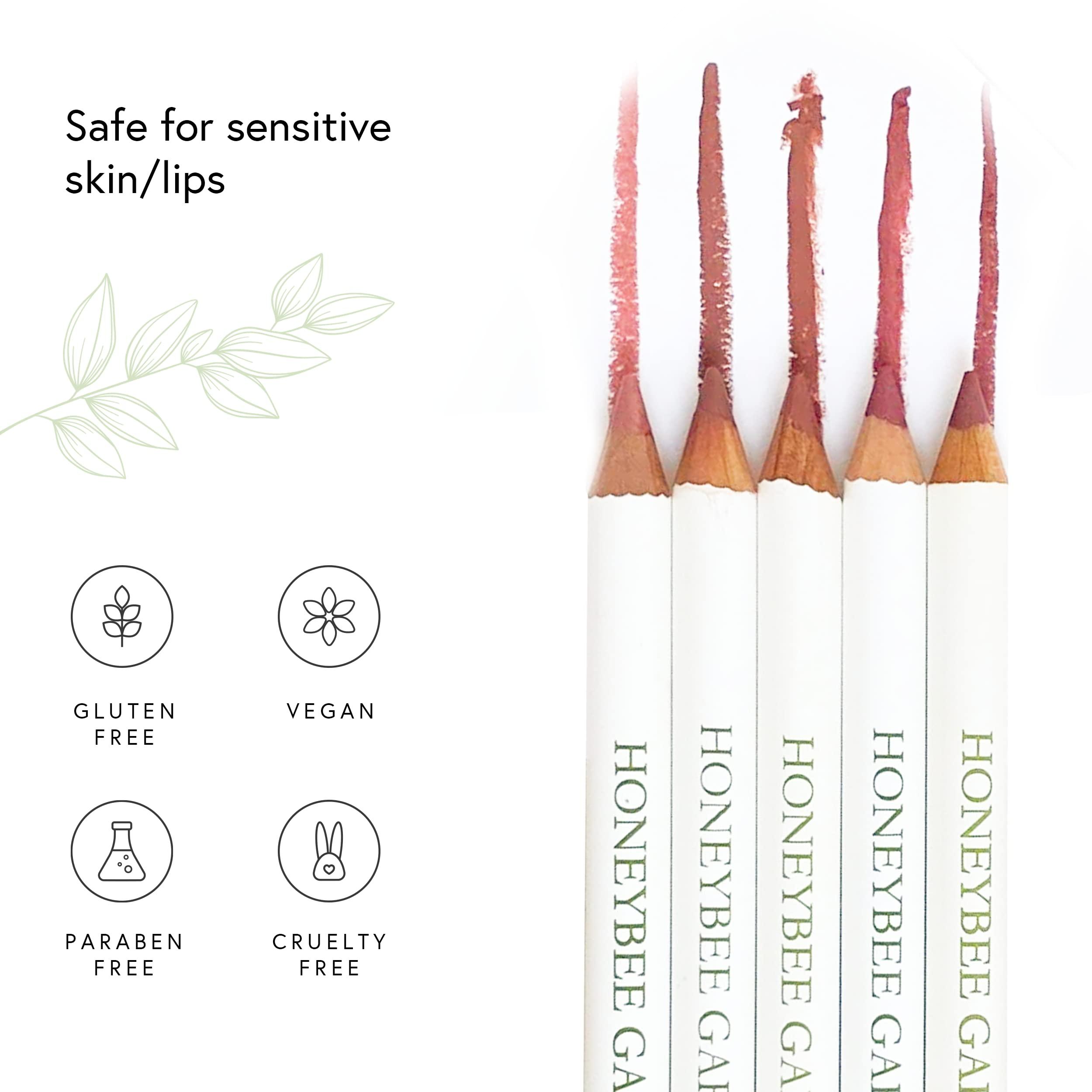 Honeybee Gardens Honeybee Gardens Irresistible Lip Liner In Spice, Rosey Cinnamon Color, Long-Lasting, Gluten-Free, Vegan, 0.04 oz