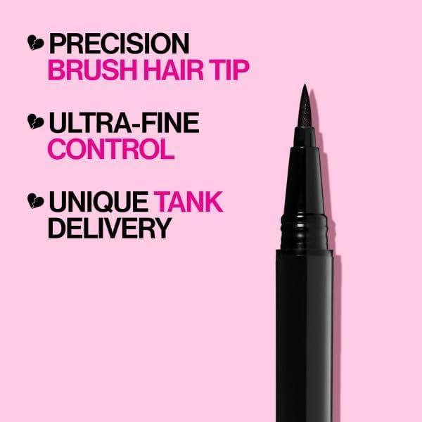 wet n wild wet n wild Mega Last Breakup Proof Liquid Eyeliner - Ultra-Fine Brush, Waterproof, 16-Hour Long-Lasting Wear - Cruelty-Free & Vegan - Brown