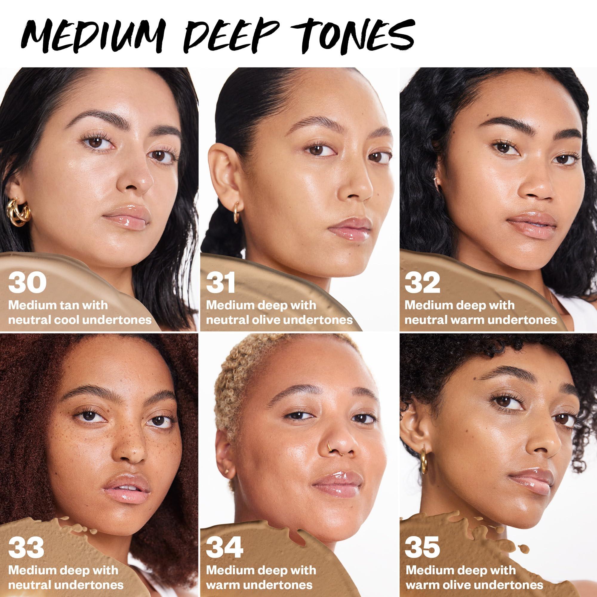 Kosas Kosas BB Burst Tinted Face Gel Cream - Supports Healthy Collagen, Smoothes Skin, Hydrates & Moisturizes- Lightweight Buildable Coverage - Medium Deep Neutral Olive 31, (1 Oz/30 ML)