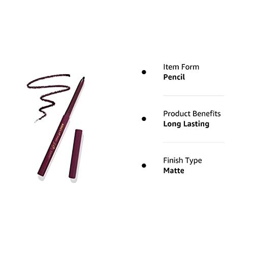 Colourpop Colourpop Charmer Matte Creme Gel Eyeliner Retractable Pencil (Deep Dark Plum Purple), 0.2g (0.007 Ounce)