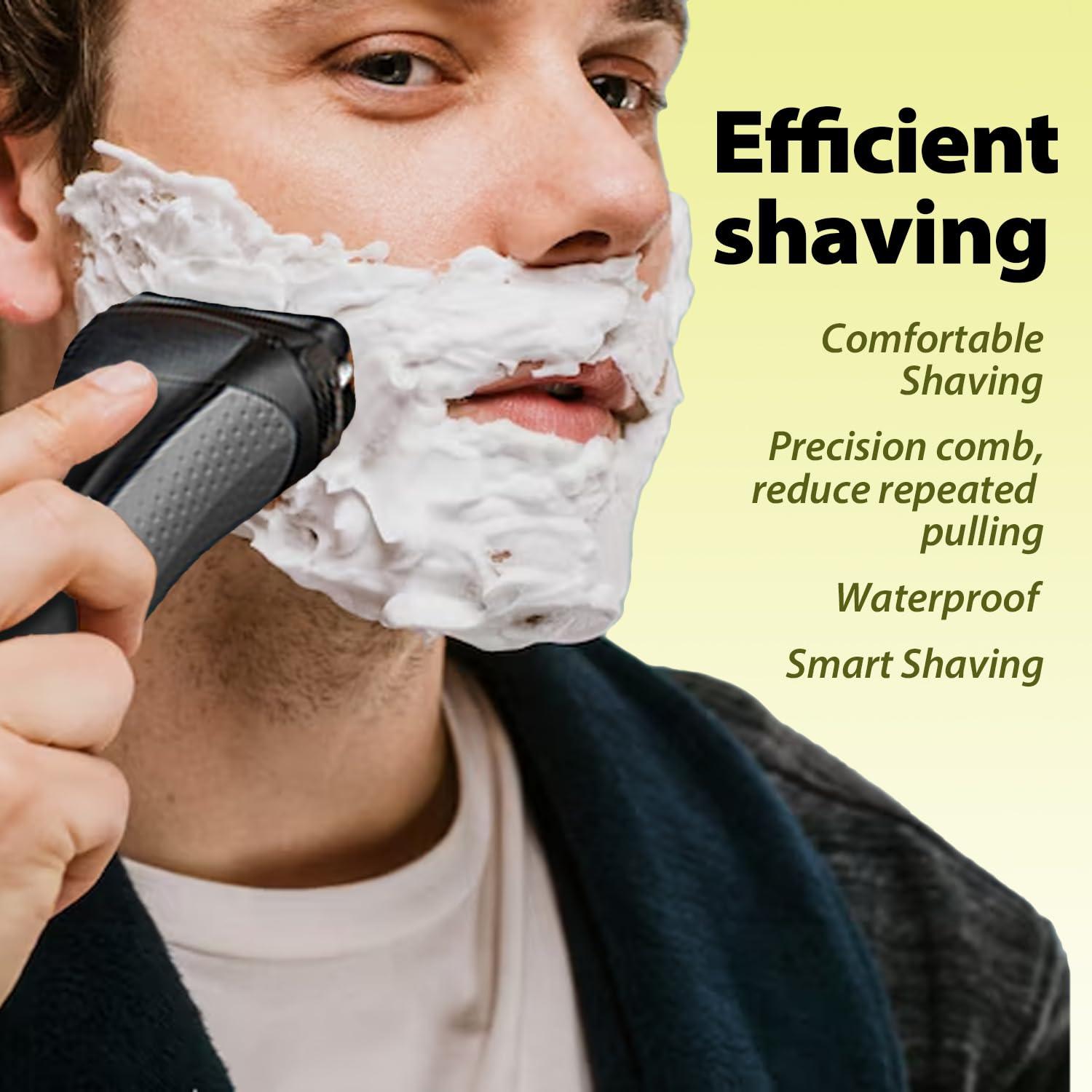 Muyfguo 2Pack 32B Series 3 Electric Shaver Replacement Head Accessories for Braun S3 Foil & Cutter Razor Heads, Applicable for Braun S3 3040s 3010s 310s 3000s 3050cc 3080s 390cc Etc