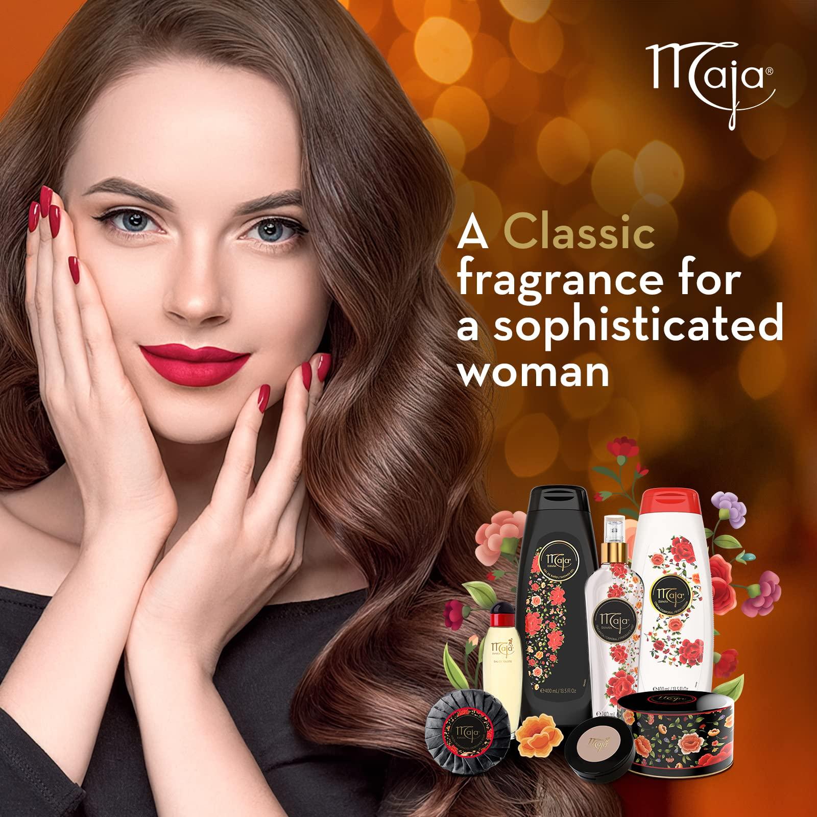 Maja Maja Soap, Perfumed Bar Soap, Body Wash Bar, Clean and Moisturize your Skin, Beautifully Scented, 1 set of 3 Soaps, 3.1 Oz Each Soap, 1 Box (Pack of 2)