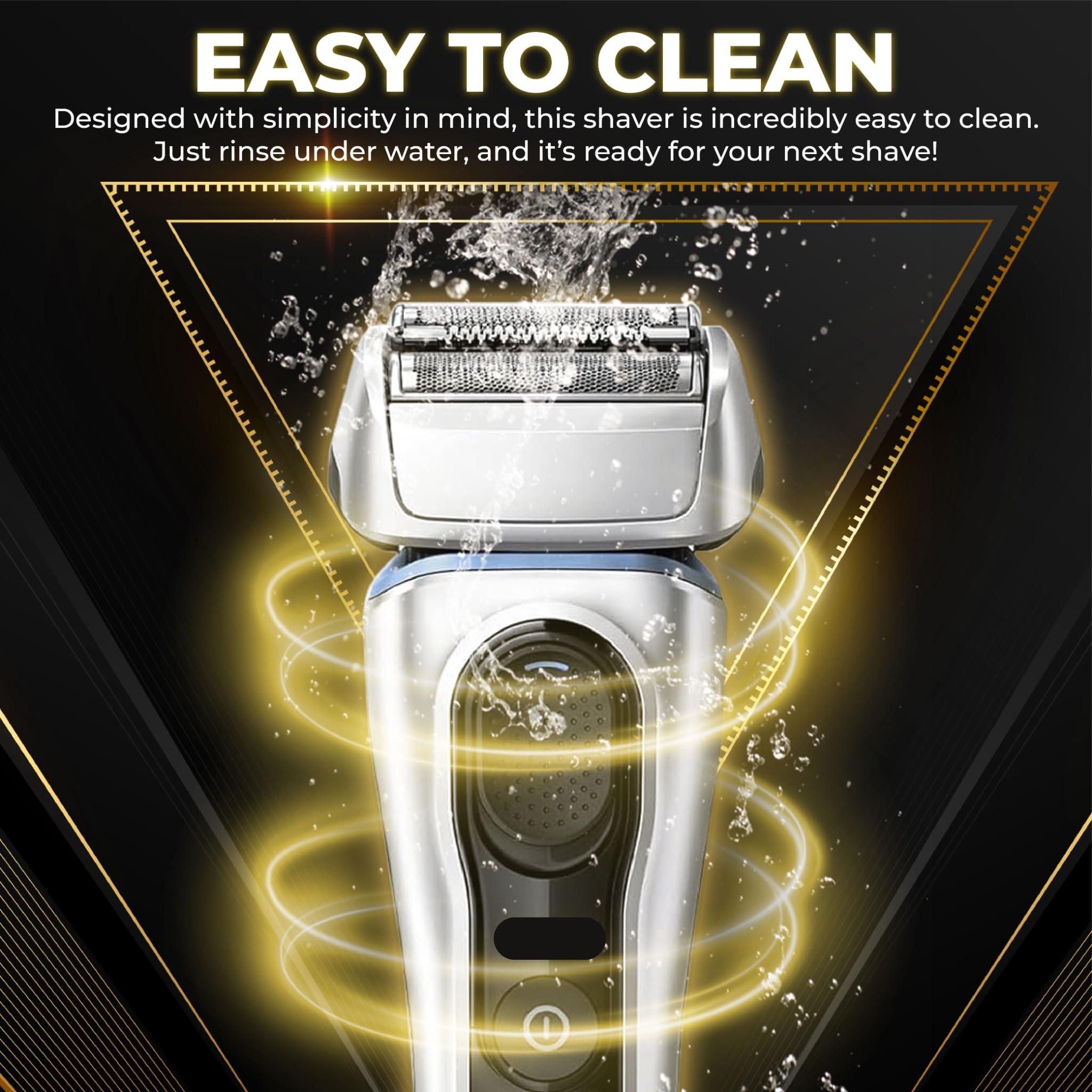 Golden Lotus Creations Golden Lotus Creations 83M Replacement Head Compatible with Braun Series 8 - Compatible with Braun S8 Replacement Head Electric Razor Blades Model 8370cc 8340s 8350s 8467