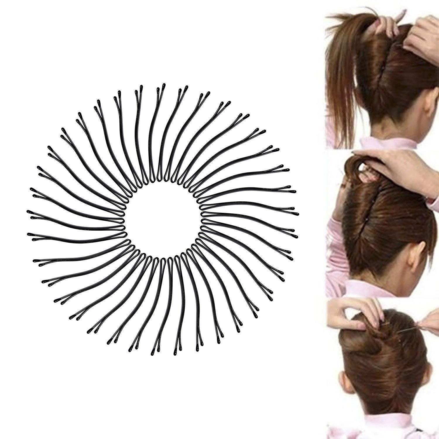 Generic Indian Beautiful Artificial Hair Flower South Indian Veni Gajara Bun Making Hair Accessories for Women Pack of 1 (M4) by Indian Collectible