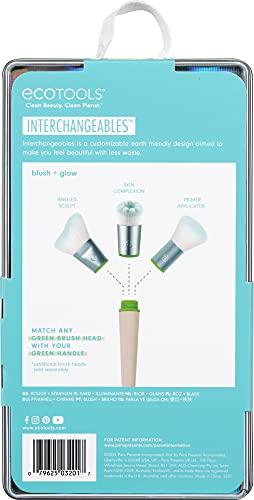 EcoTools EcoTools Limited Edition Blush and Glow Interchangeable Makeup and Skincare Brush Set, Travel Friendly Makeup Brushes, 5 Piece Valentine’s Day Gift Set For Wife, Spouse, Girlfriend, or Daughter