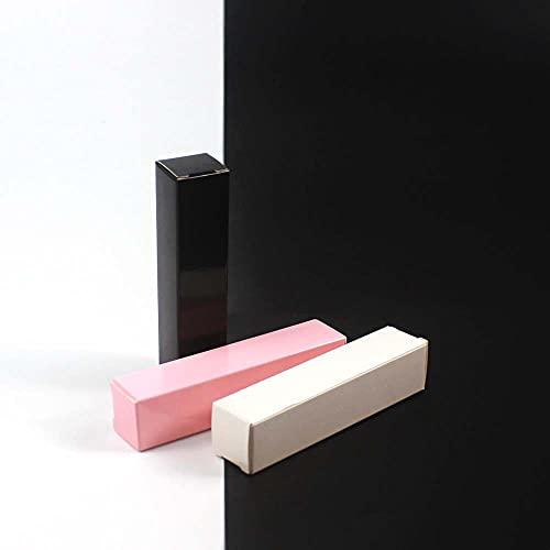 COSIDEA COSIDEA 50 PCS Empty Black Lip Gloss Boxes W23 xW23 xH103mm / 0.9 * 0.9 * 4.05 inch, Cosmetic Perfume/Mascara Box Packaging for Small Business Wholesale, small Kraft Paper Box Luxury Holder Wrapping