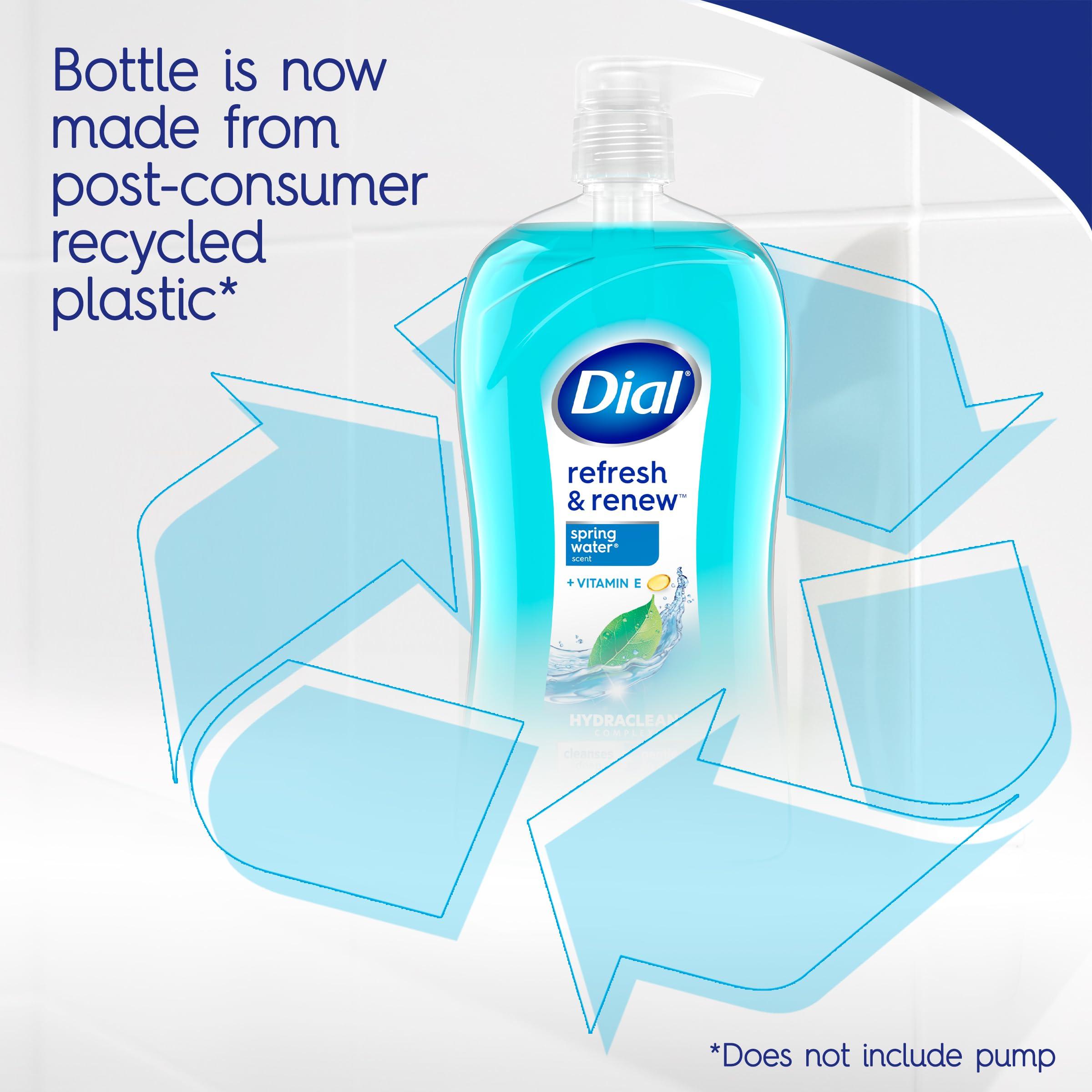 Dial Dial Body Wash, Refresh & Renew Spring Water, 32 fl oz