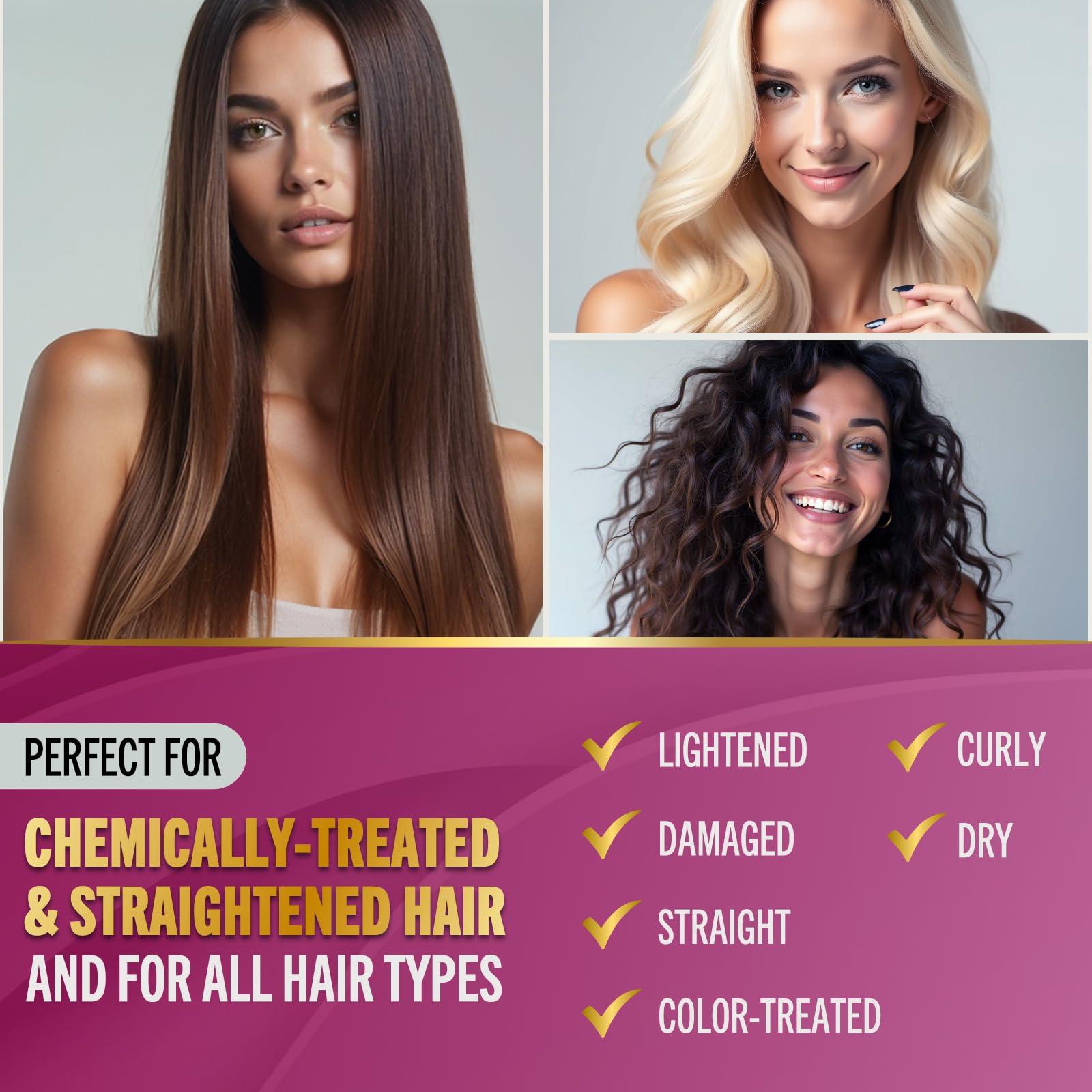 Jenoris Jenoris Keratin Shampoo for Women, Moisturizing Shampoo for Keratin Treated Hair, With Natural Omega Oils, Salon Professional, Paraben & SLS Free, Smoothing Shampoo for Dry & Damaged Hair, 16.9 Fl Oz