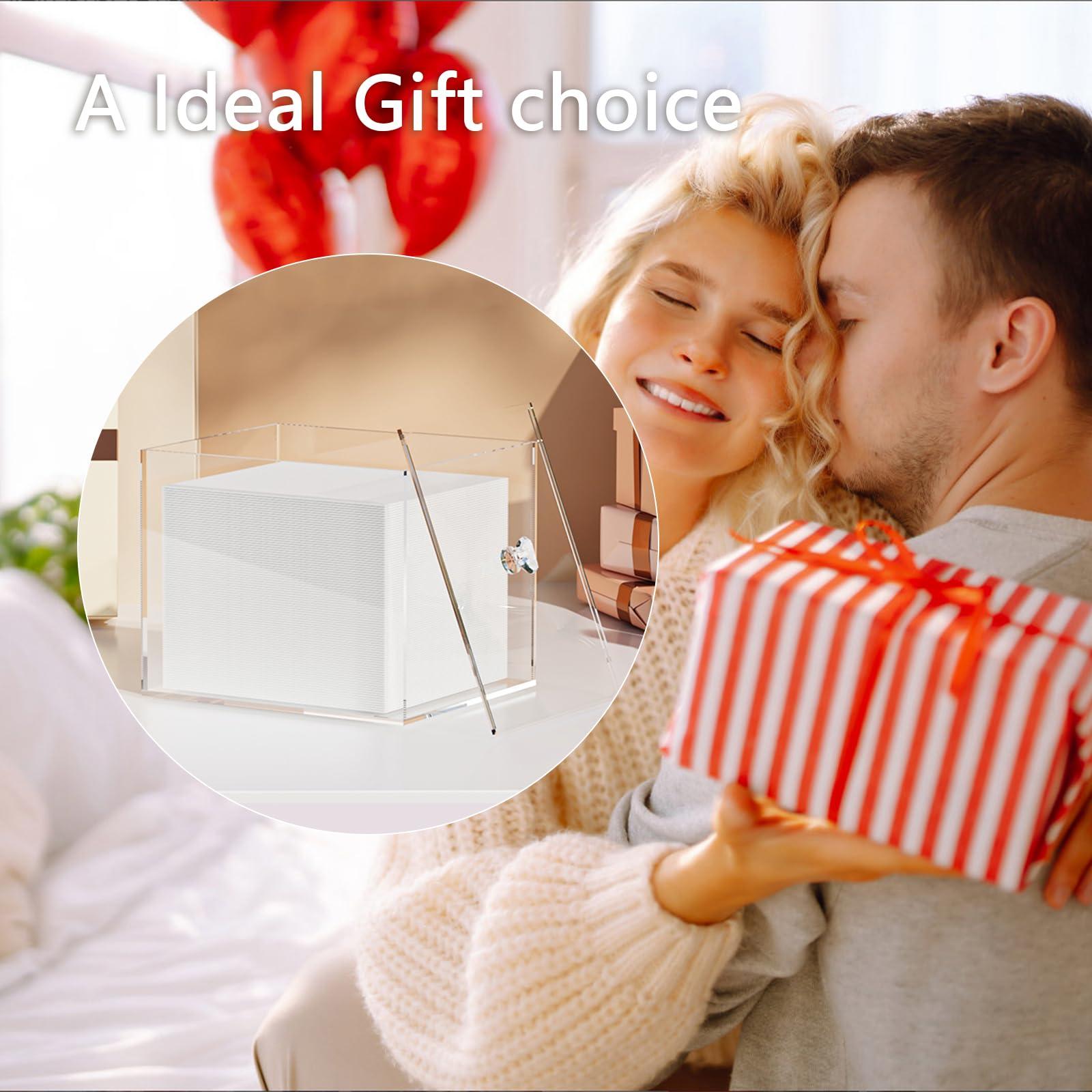 JHJFRAWY JHJFRAWY Disposable Face Towels Holder For Clean Skin Club Face Towels, Acrylic Container Box, Bathroom Towel Storage, Disposable Face Towels Organizer, Towel Holder (Towels Not Included)